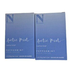 2-Bars Dr. Natural CASTILE BAR SOAP Arctic Mint Peppermint with Eucalyptus